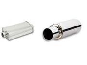 Mirror Polished Stainless Steel Universal Mufflers