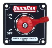 Battery Disconnect - Rotary Switch - Panel Mount - 125 Amp Continuous - 12V - Aluminum On/Off Panel - Black - Each