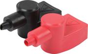 Battery Terminal Covers - Top Post Cover - Rubber - Black/Red - Pair