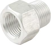 Fitting - Adapter - Straight - 3/8 in NPT Male to 3/8 in NPT Female - Aluminum - Natural - Each
