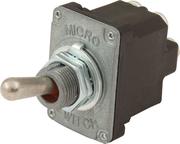 Toggle Switch - Micro - Ignition Crossover - On/On - Weatherproof - Double Pole - 25 Amp Continuous - 12V - Each