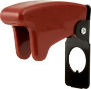 Toggle Switch Safety Cover - Flip Style - Red - Each
