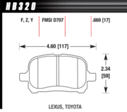 Brake Pad - HPS type - Front - Lexus - Toyota