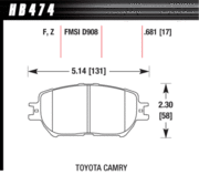 Brake Pad - HPS type - Front - Lexus - Toyota