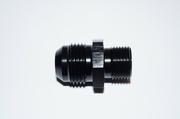 NUKE Performance vacuum adapter AN6-1/8" x 28 BSPP - Black