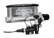 Aluminum / Steel Combination Proportioning Valve w/ Tubes and L/H Mounting Bracket Clear Anodize / Black E-coat Finish