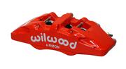Forged Dynapro 6A Lug Mount Red Powder Coat Left Hand Caliper