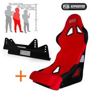 RRS FIA Expert 2 Racing Seat Red 2016