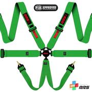 RRS FIA EVO 6 2016 Green harnesses (6pts) / Red logos