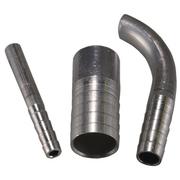 7.9mm OD x 65.7mm straight ribbed fitting
