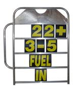 Obp Alloy Medium Size Pit Board with Handle & Numbers