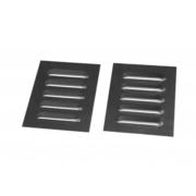 Mild Steel Cooling Louvers 5 Fin (PAIR)