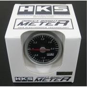 HKS "60 Direct Bright Meter Boost ("4/2.0m Hose) Black Panel / White Scale