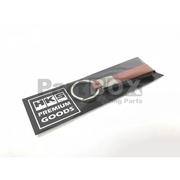 HKS Premium Goods Leather Keyring Brown