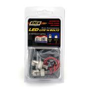 DEI Lite'N Boltz™ LED License Plate Lighting Satin - 2-Pc Kit
