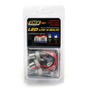 DEI Lite'N Boltz™ LED License Plate Lighting Polished - 4-Pc Kit