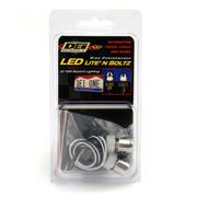 DEI Lite'N Boltz™ LED License Plate Lighting Polished - 2-Pc Kit