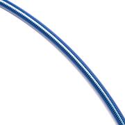 AN3 Teflon hose - steel reinforced and PVC coated - blue