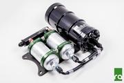 Dual External Pump Fuel Surge Tanks with 4-Port Manifold, Bosch 044 Pumps, Reuses Check Valves