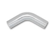 60 Degree Aluminum Bend, 1.5" O.D. - Polished