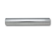 Straight Aluminum Tubing, 0.75" O.D. x 18" Long - Polished