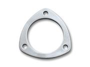 3-bolt Stainless Steel Flange (3.5" I.D.) - Single Flange, Retail Packed