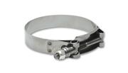 Stainless Steel T-Bolt Clamps (Pack of 2) - Clamp Range: 3.50"-3.80"