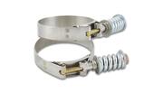 Spring Loaded T-Bolt Clamps (Pack of 2) - Clamp Range: 2.25"-2.55"