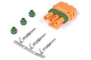 Plug and Pins Only - Delco Weather Pack 3 pin GM Style MAP Sensor Connector - Orange