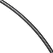 AN4 Teflon/PTFE slange - stål armeret - sort PVC