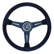 Nardi Classic Steering Wheel - Black suede with black spokes - 330mm