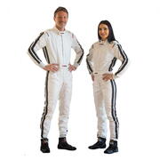 RRS Diamond FIA race suit - Silver - FIA 8856-2018 Str. XS-XXXL