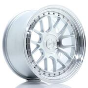 JR Wheels JR40 18x9,5 ET15-35 5H BLANK Silver Machined Face
