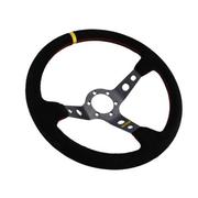 RRS Uni Race/Drift Dished Steering Wheel Corsa 350mm Black