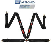 RRS FIA EVO 4 2.5 kg black harness (4 points)