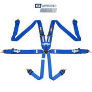RRS FIA R6 2.9 kg blue harness 6 points