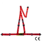 3 points road red harness