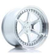 JR Wheels JR43 19x11 ET0-25 5H BLANK Silver w/Machined Face