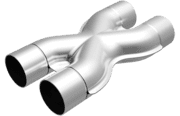 MagnaFlow's stamped X-Pipe 2,5/2,5"
