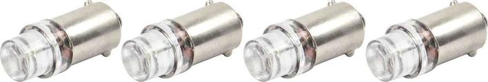 Light Bulb - LED - White - Quickcar Gauges/Warning Lights - Set of 4