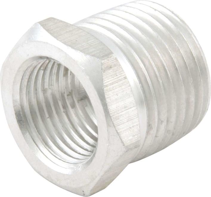 Fitting - Adapter - Straight - 1/2 in NPT Male to 1/2 in NPT Female - Aluminum - Natural - Each