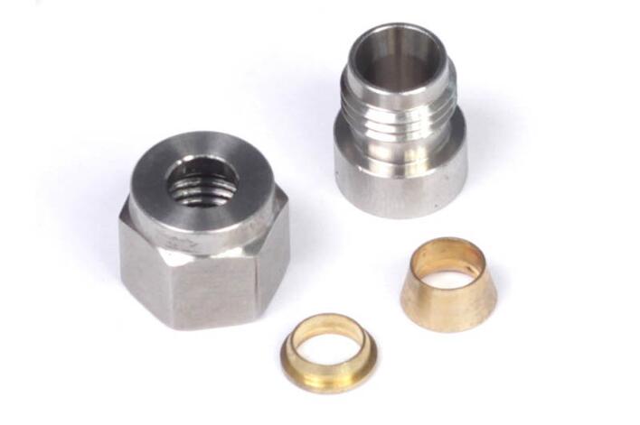 Stainless Steel Weld-on Kit - inc Nut and Ferrule