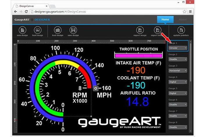 GaugeART CAN to VGA video Gauge Adapter - Suits Haltech CAN bus protocol