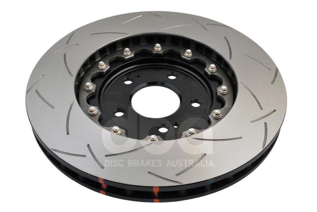 Single 5000 series Fully Assembled 2-piece Black Hat slotted - FRONT