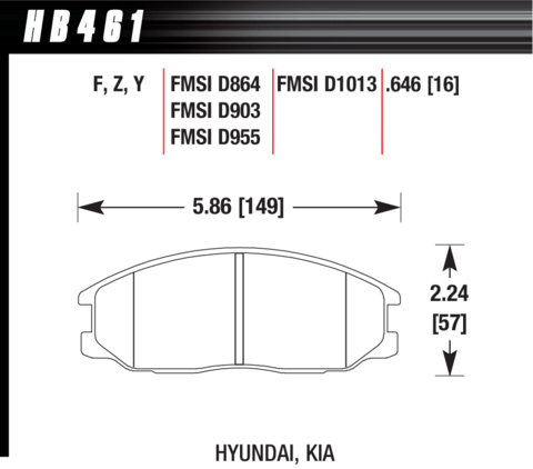 Brake Pad - HPS type - Front - Hyundai – Kia