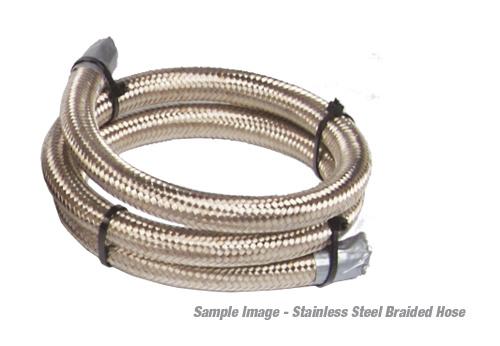 12′ AN-08 Stainless Steel Braided Line