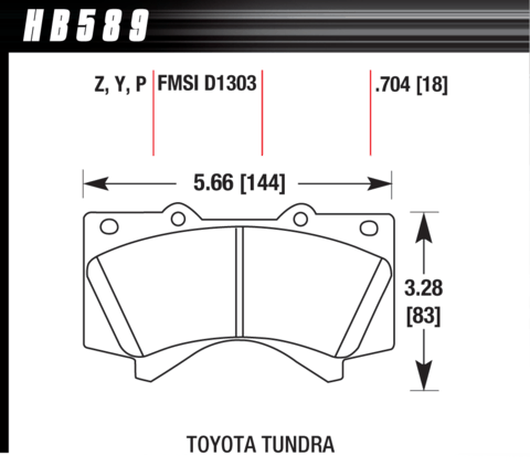 Brake Pad - Super Duty type - Front - Toyota - Lexus