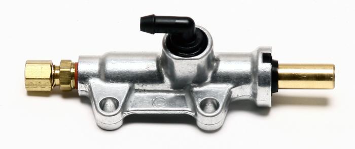 Single Outlet Aluminum Kart Master Cylinder (RM 1) Bare Finish (Bore Size: 1/2")