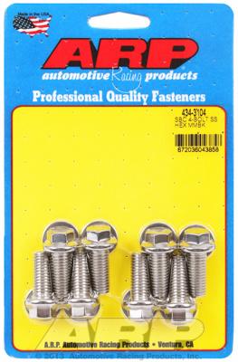 Motor Mount Bolt Kit  Chevrolet Small Block 4-bolt, hex