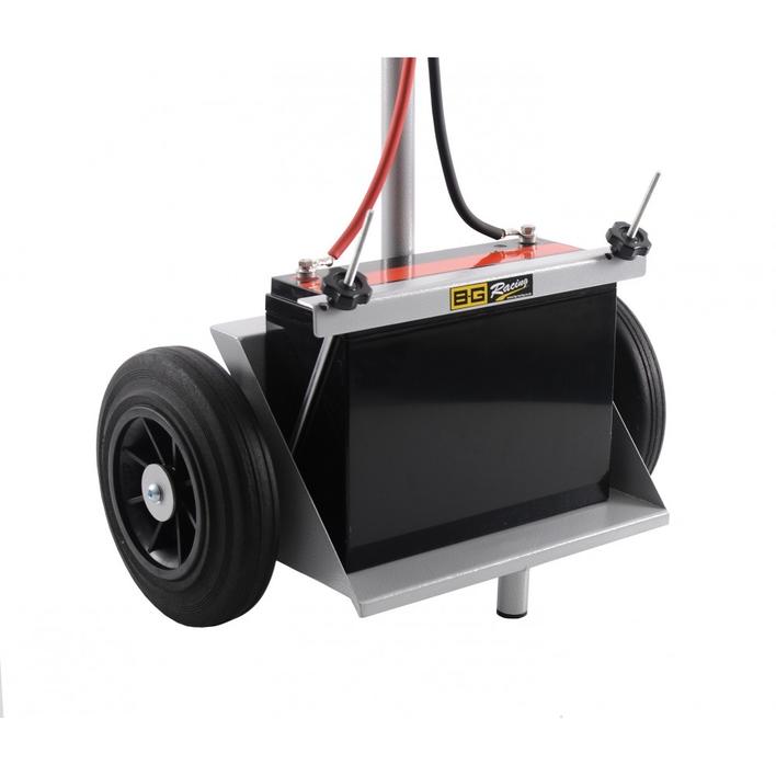 B-G Racing - Battery Trolley Double Tray - Powder Coated